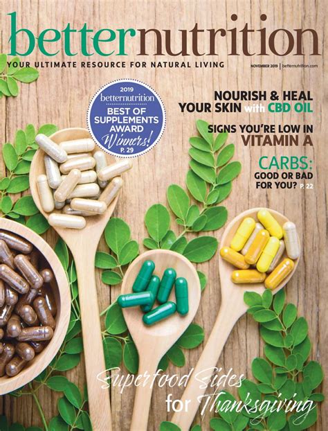 Better Nutrition November 2019 Best Of Supplements By Better Nutrition