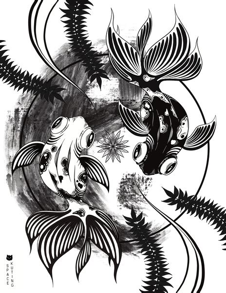 Whimsical Black And White Illustrations Artistsandclients