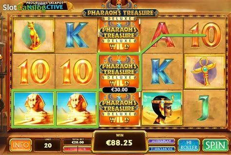 pharaoh s treasure deluxe slot free demo and game review