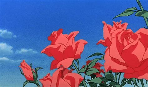 Alluring Anime Flower Aesthetic Anime Rosé 