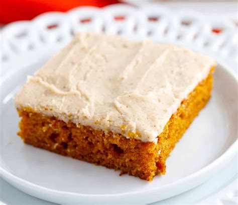 Pumpkin Sheet Cake With Brown Butter Frosting Marias Kitchen