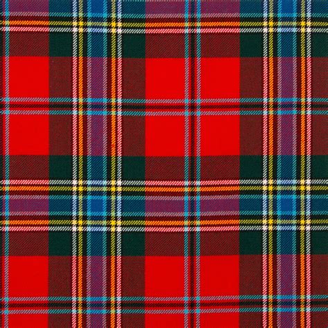 Maclean Of Duart Modern Medium Weight Tartan Fabric Lochcarron Of