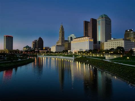 Columbus Skyline Wallpaper Wall GiftWatches CO