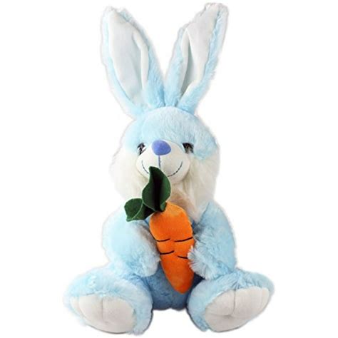 Plush Bunny Rabbit Stuffed Animal Large Easter Bunny With Carrot By