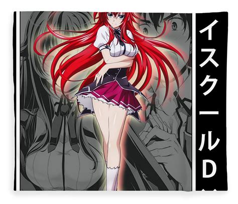 Manga Classic Art Rias Gremory Japanese High School Dxd Fleece Blanket For Sale By Fantasy Anime