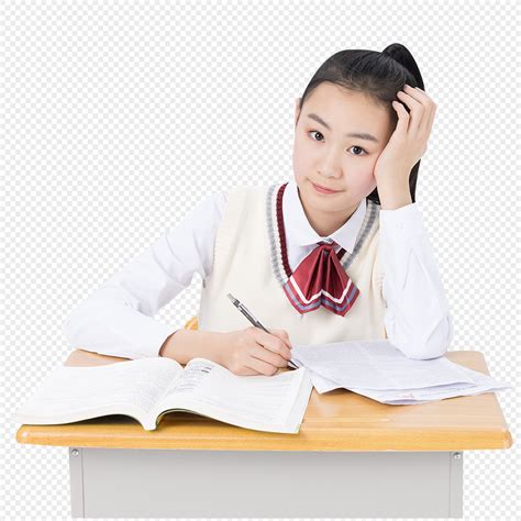 Junior High School Student Learning Troubles Png Image Free Download