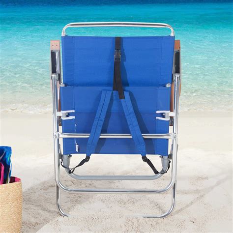 This deluxe beach chair makes relaxing a breeze. Shop Rio Hi-Boy Backpack Beach Chair with Cooler - Nags ...