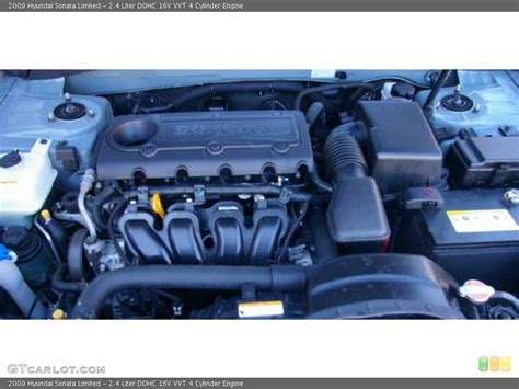 24 Liter Dohc 16v Vvt 4 Cylinder Engine For The 2009 Hyundai Sonata