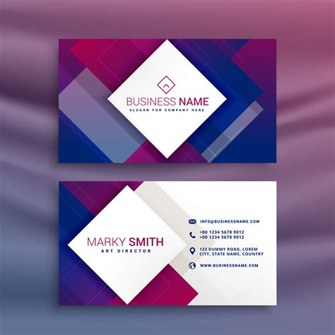 We always effort to show a picture with hd resolution or at least with perfect images. modern purple business card design for your brand ...