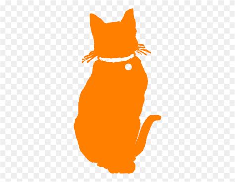 Orange Cat Collared Clip Art Dawn Clipart Flyclipart