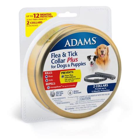 Adams Plus Adams Flea And Tick Collar Plus For Dogs And Puppies 2 Pack