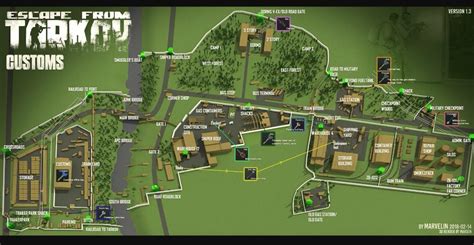 Browse the maps of escape from tarkov! Escape From Tarkov Customs Map From Forum 9 - railwaystays.com