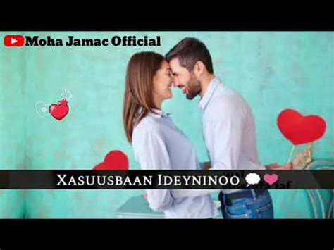 Hees Jacayl Ah Oo Macaan Somali Whatsapp Status Lyrics Youtube