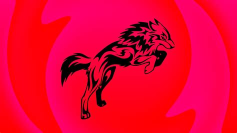 Rearing Wolf Digital Wallpaper Lobo Wolf Animals Red Hd Wallpaper