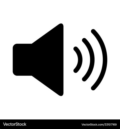 Music Sound Icon Audio Volume Symbol Graphic Vector Image