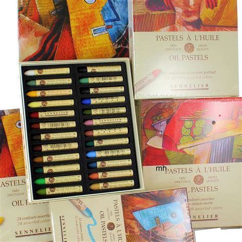 Sennelier Artists Soft Oil Pastel Assorted Box Set Of 72