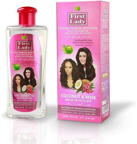 Herbal Coconut With Rose Hair Oil 300ml First Lady London