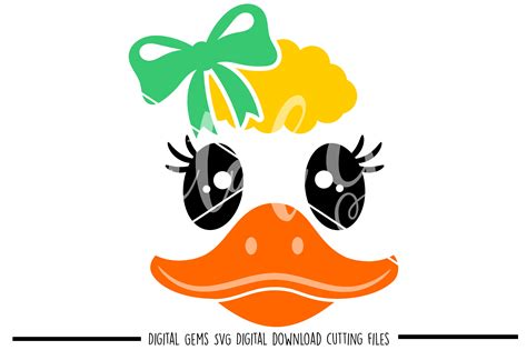 Duck Face Svg Eps Dxf Files