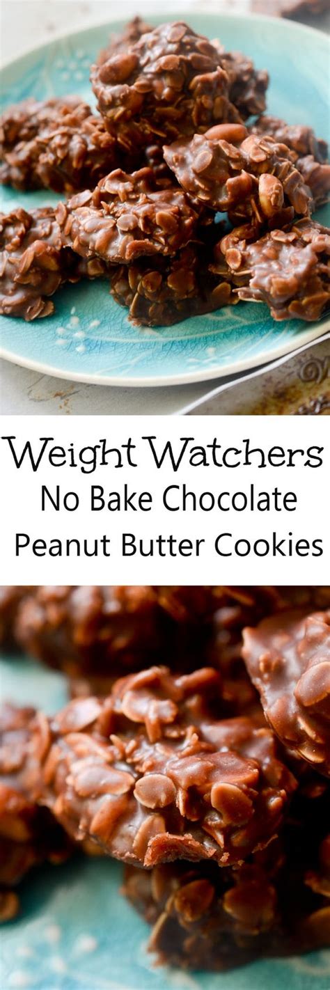 Take a fork and press the batter balls so they flatten and get the traditional peanut butter cookie pattern on them. Weight Watchers No Bake Chocolate Cookies | YourCookNow