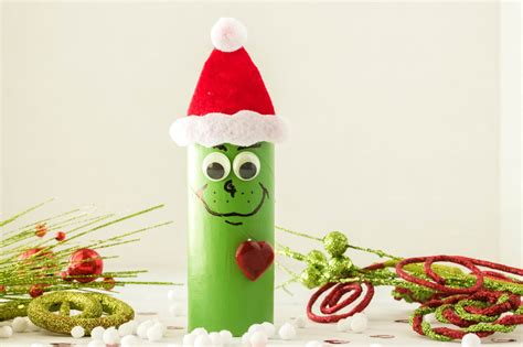 The Grinch Toilet Paper Roll Craft For Kids Simplistically Living