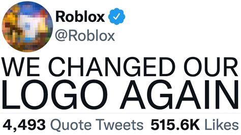Roblox Changed Their Logo Again Youtube