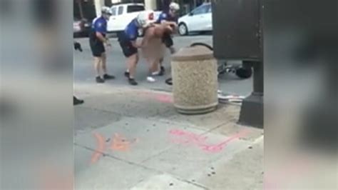 Fort Worth Police Arrest Naked Suspect
