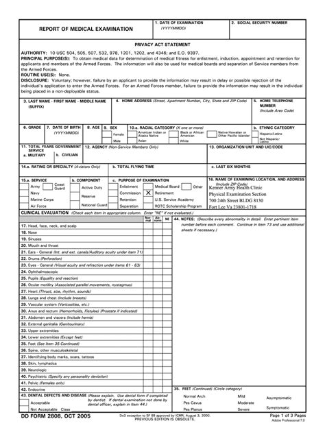 Dd Form 2808 Fill Out And Sign Online Dochub