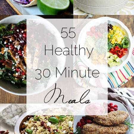 Healthy Minute Meals Roundup Food Faith Fitness