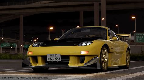 Assetto CorsaRX 7 FD3S 高橋 啓介たかはし けいすけInitial D 5th Stage RE雨宮 カーボン