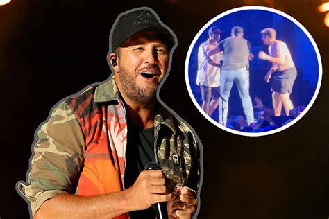 Watch Shirtless Man Crashes Luke Bryan S Stage But There S More Hollywood411 News
