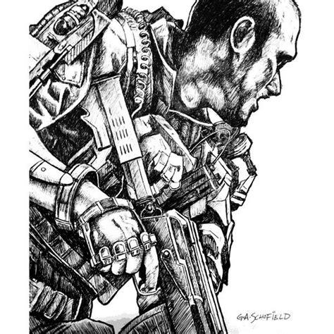Heres Some Cod Advanced Warfare Sketches From Sledgehammers Glen