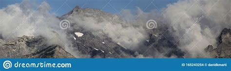 Mountain And Clouds Stock Photo Image Of Hiking Daylight 165243254
