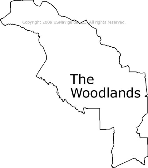 The Woodlands Zip Code Map Maps For You