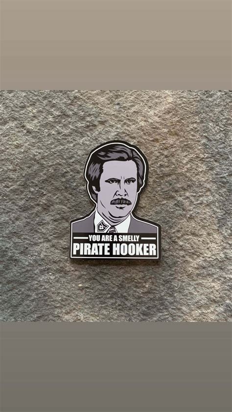 Smelly Pirate Hooker Vinyl Decal Patchops