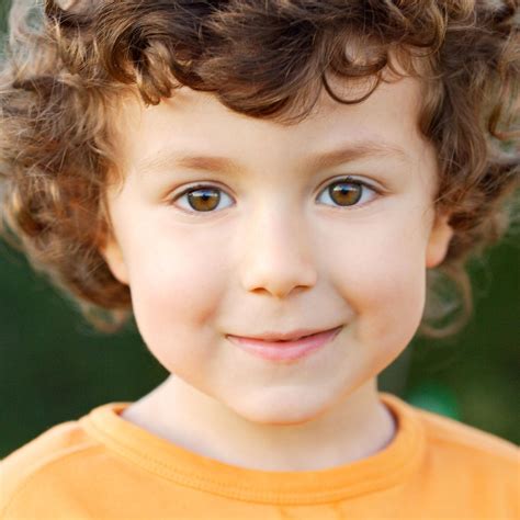 This could be Lucas as a little boy. | Kids hairstyles girls, Curly