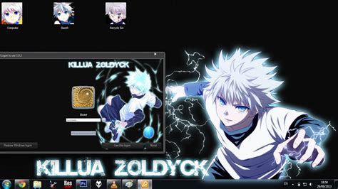 Theme Win 7 Killua Zoldyck V3 By Bashkara ~ Welcome
