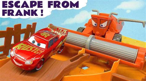 Cars Escape From Frank Race Challenge With Hot Wheels Superheroes And