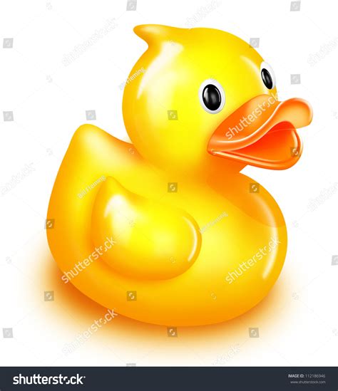 Illustrated Rubber Duck Stock Photo 112186946 Shutterstock