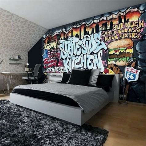 20 Impressive Graffiti Bedroom Decorating Ideas Homemydesign