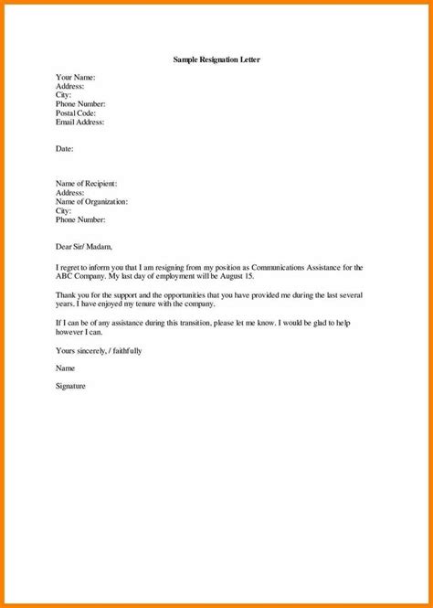 format  resignation letter  director save resignation letter format