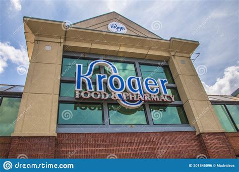 Kroger Grocery Store Entrance Sign Editorial Photo Image Of Food