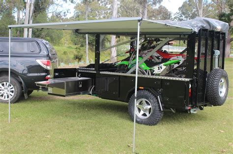 motobike-camper-trailer-day-set-up.jpg (1178×780) | Camping trailer, Utility trailer, Kayak trailer