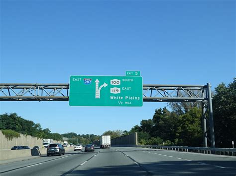 East Coast Roads Interstate 287 Cross Westchester Expressway Map