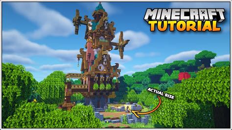 Minecraft Tutorial How To Build A Fantasy Steampunk House In