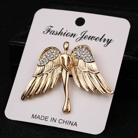 Elegant Angel Wings Brooches Crystal Brooch Pin For Men Women Party Jewelry Ebay