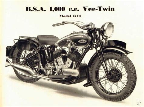 Bsa 1937 G14 1000cc V Twin Womens Motorcycle Helmets Bsa Motorcycle
