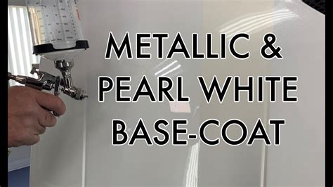 How To Paint Metallic White Youtube