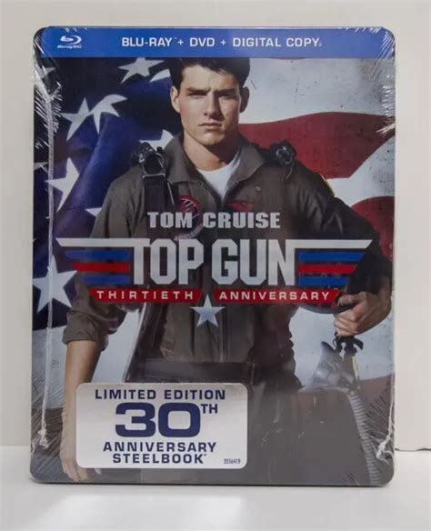 Top Gun 30th Anniversary Limited Edition Blu Ray And Dvd Steelbook