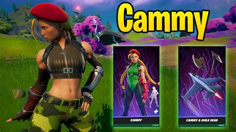 Cammy Skin Gameplay Review In Fortnite Street Fighter Crossover