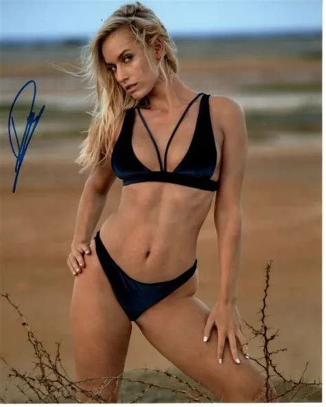 Paige Spiranac Signed Autographed Sexy Bikini Photo Lpga Golf My XXX